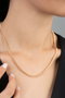 Heliophilia Silver CK9377 Collar de Metal Dorado